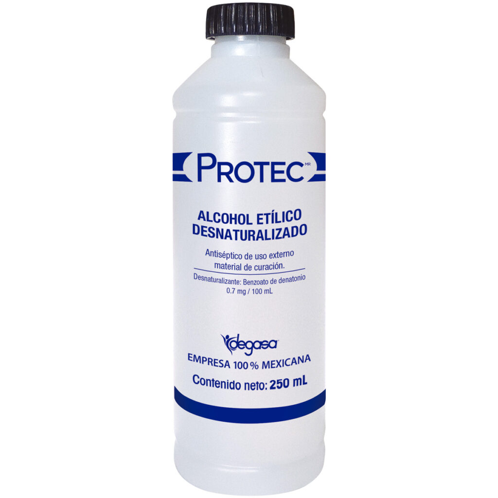 Alcohol Desnaturalizado Protectora tor Bote 250 ml C24 Na - Proveedora