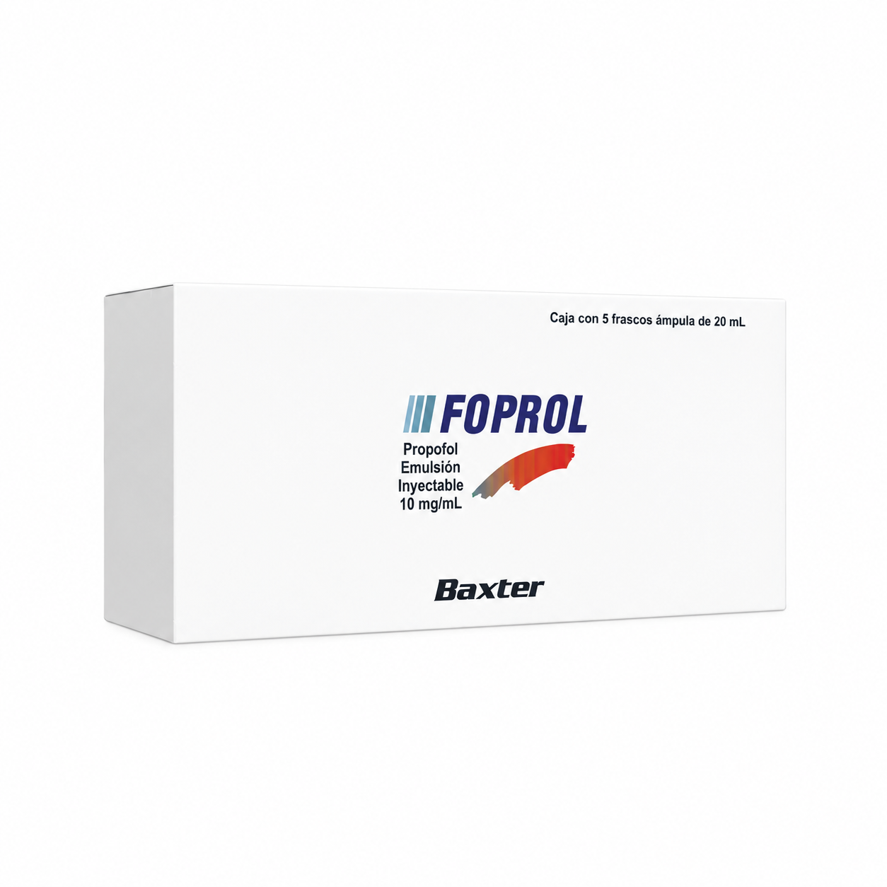 Propofol Baxter 20 ml caja con 5 frascos - Imagen 2